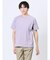ふくれチェック クルーネック半袖Ｔシャツ