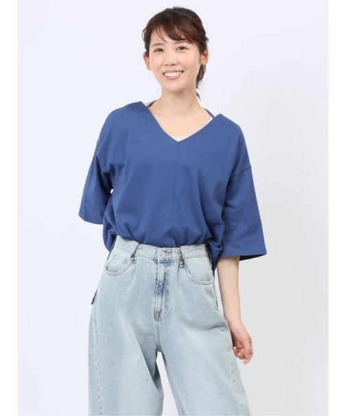 ハンチ/HUNCH USAコットン 前後2WAY カットソー