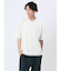 千鳥ジャガード フェイクVネック半袖Tシャツ