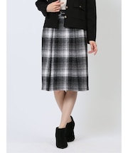 シャギー ビット付き タイトスカート