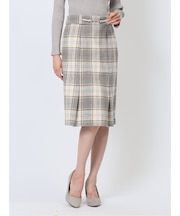 シャギー ビット付き タイトスカート