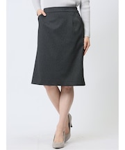 ポンチ セミタイトスカート 組織紺(セットアップ可能)