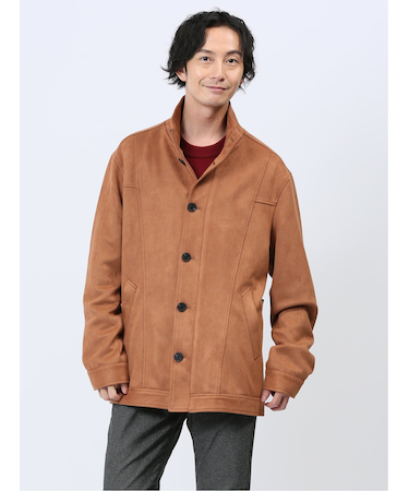 ピーチスキン スタンドブルゾン