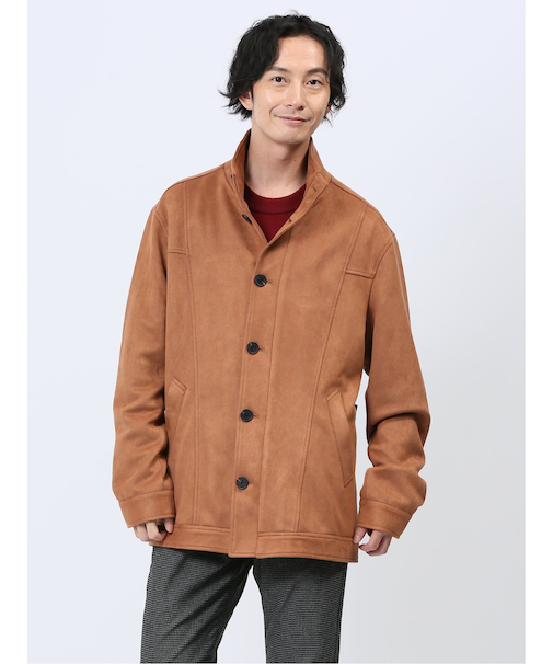 ピーチスキン スタンドブルゾン