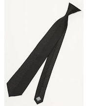 シルク混 パネル柄 レギュラータイ 7.5cm幅