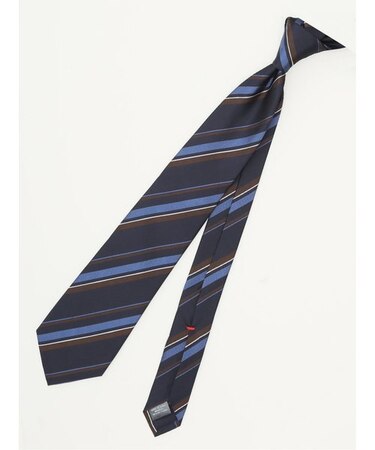 セッテピエゲ シルクストライプ柄 レギュラータイ 8cm幅