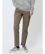 クロスストレッチ裏起毛 スリムパンツ