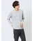 ヘリンボンジャガード フェイクVネック長袖Tシャツ