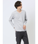 ヘリンボンジャガード フェイクVネック長袖Tシャツ