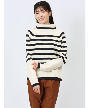 オフタートル ゆるニットプルオーバー