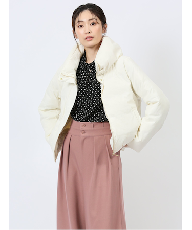 マイクロタフタ シームレスショートダウン