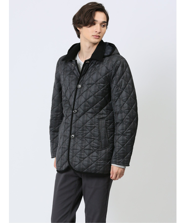 フード着脱 中綿キルティングジャケット