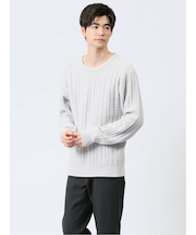 ふわもち ケーブル クルーニット