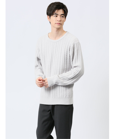 ふわもち ケーブル クルーニット