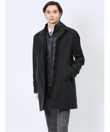 撥水 ライナー付き ステンカラーコート