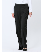 リクルート黒無地 ストレッチ ストレートパンツ(セットアップ可能)