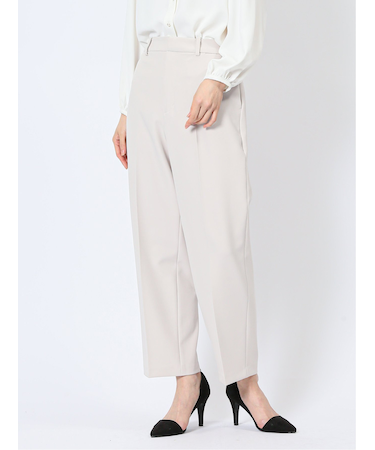 ダブルクロス セミワイドパンツ ライトグレー(セットアップ可能)