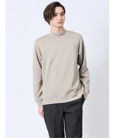 カウラ/kaule シルキースムース ハイネック長袖Tシャツ