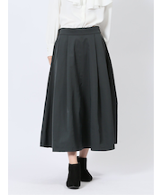 ストレッチ Aライン タックスカート