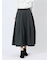 ストレッチ Aライン タックスカート