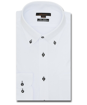 ノーアイロンストレッチ スタンダードフィット ボタンダウン長袖ニットシャツ