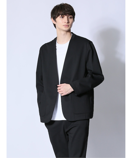 circle motion JERSEY ノーカラージャケット(セットアップ可能)