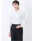 嬉しい機能 スキッパー長袖シャツ 白