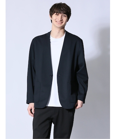 circle motion JERSEY ノーカラージャケット(セットアップ可能)