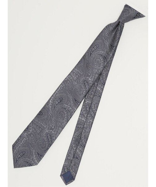 エコウォッシャブル ペイズリー柄 レギュラータイ 8.0cm幅