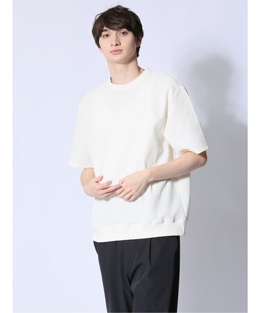 テックワッフル クルーネック半袖Tシャツ