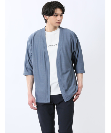 着流しカーデ7分&半袖Ｔシャツ アンサンブル
