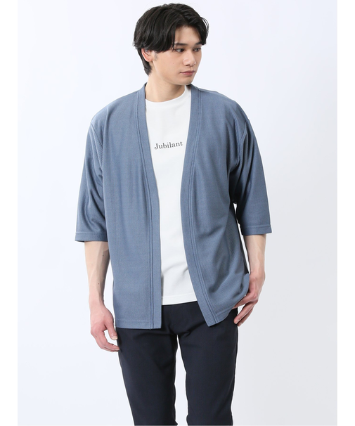 着流しカーデ7分&半袖Ｔシャツ アンサンブル