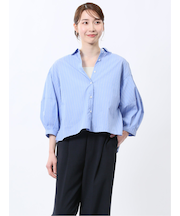 ランタンスリーブ ショートシャツ