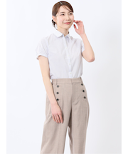 嬉しい機能 スキッパー 半袖シャツ