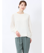 シアーニット&タンクトップ アンサンブル