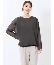 メッシュニット&タンクトップ アンサンブル