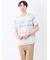 ポップコーンボーダー Vネック半袖Tシャツ