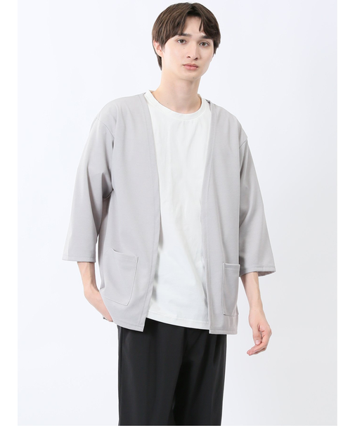 カウラ/Kaule 7分袖カーディガン&半袖Tシャツ アンサンブル