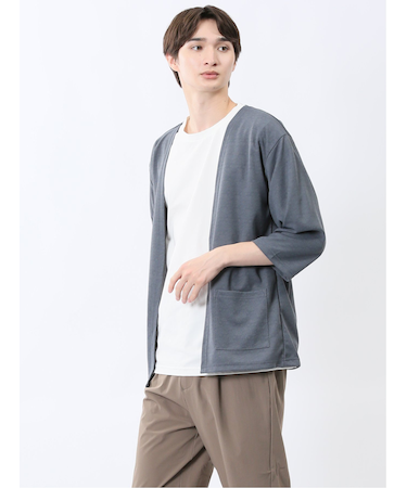 カウラ/Kaule 7分袖カーディガン&半袖Tシャツ アンサンブル