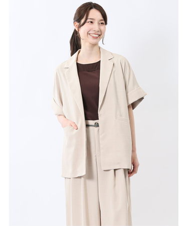 タンブラーオックス 半袖ジャケット(セットアップ可能)