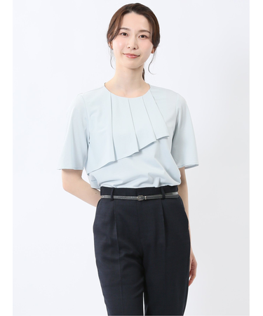 アシメフリル 半袖プルオーバー