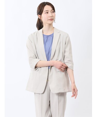 タンブラーブッチャー 7分袖ジャケット(セットアップ可能)