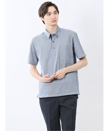 Biz アルティマ ボタンダウン半袖 ビズポロ