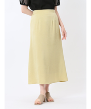 チャームベリーチック/CHRM BERRY TIC ワッシャーサテン ロングタイトスカート