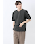 ジグザグジャガード クルーネック半袖Tシャツ