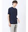 ストライプジャガード クルーネック半袖Tシャツ
