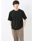 ノータベネ/NOTABENE ジャガードチェック クルーネック半袖Tシャツ