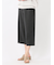 麻調合繊 ボタン付き クロップドパンツ(セットアップ可能)