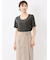 シルケットポンチ クルーネック半袖Tシャツ