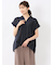 フロントタックかぶり スキッパーシャツ